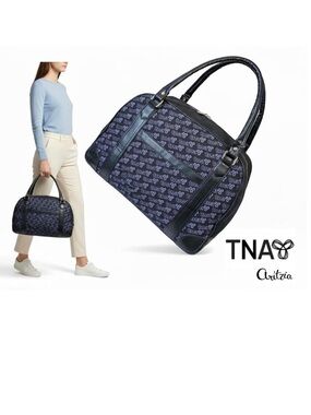 Y2K TNA Aritzia Weekender Bag Black and Purple 2000’s